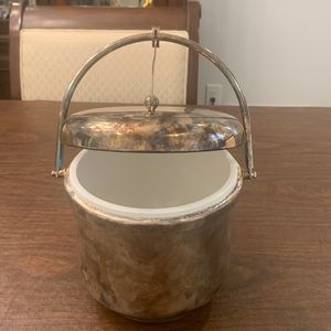 Reed & Barton silver plated lidded insulated bucket